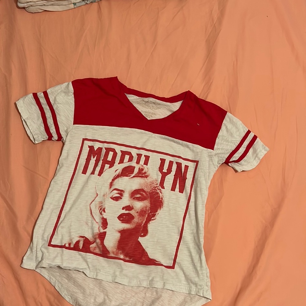 Marilyn Monroe baseball Tshirt